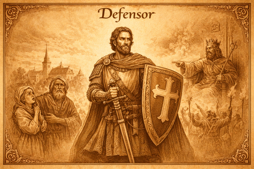 Defensor Středověký defensor jako ochránce práva a pořádku