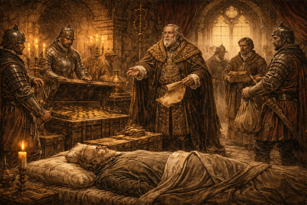 Odúmrť Převzetí majetku zemřelého bez dědiců vrchností ve středověku