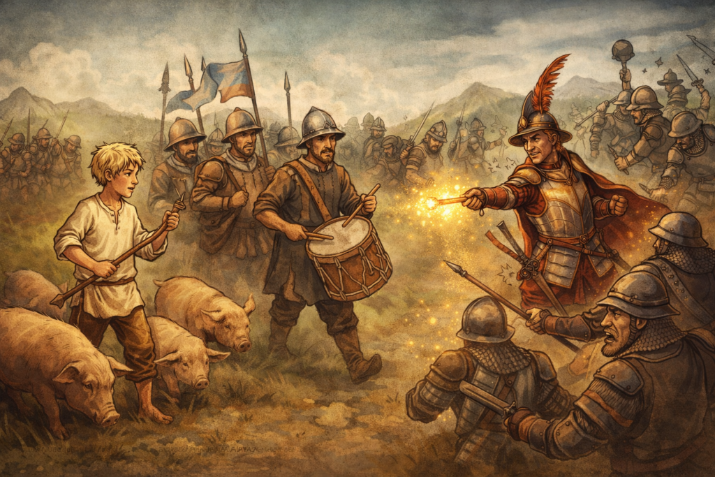 Pověst o tom jak se dostal Jan Špork k vojsku