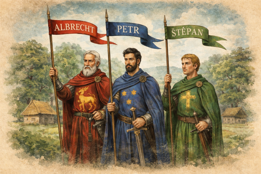 Pověst o založení Albrechtic