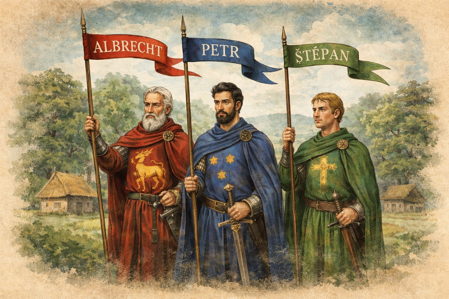 Pověst o založení Albrechtic