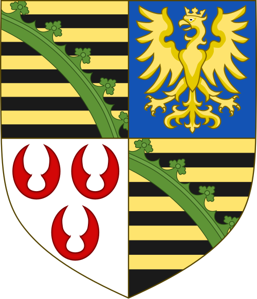Marie Benigna Sasko-Lauenburská  erb
