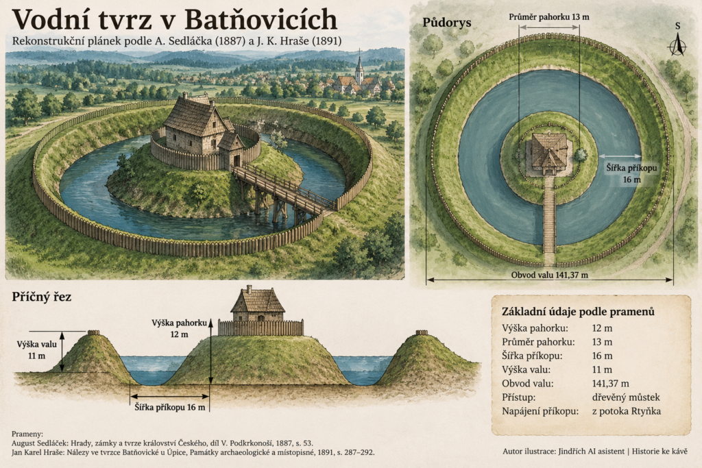 Kruhová vodní tvrz v Batňovicích 