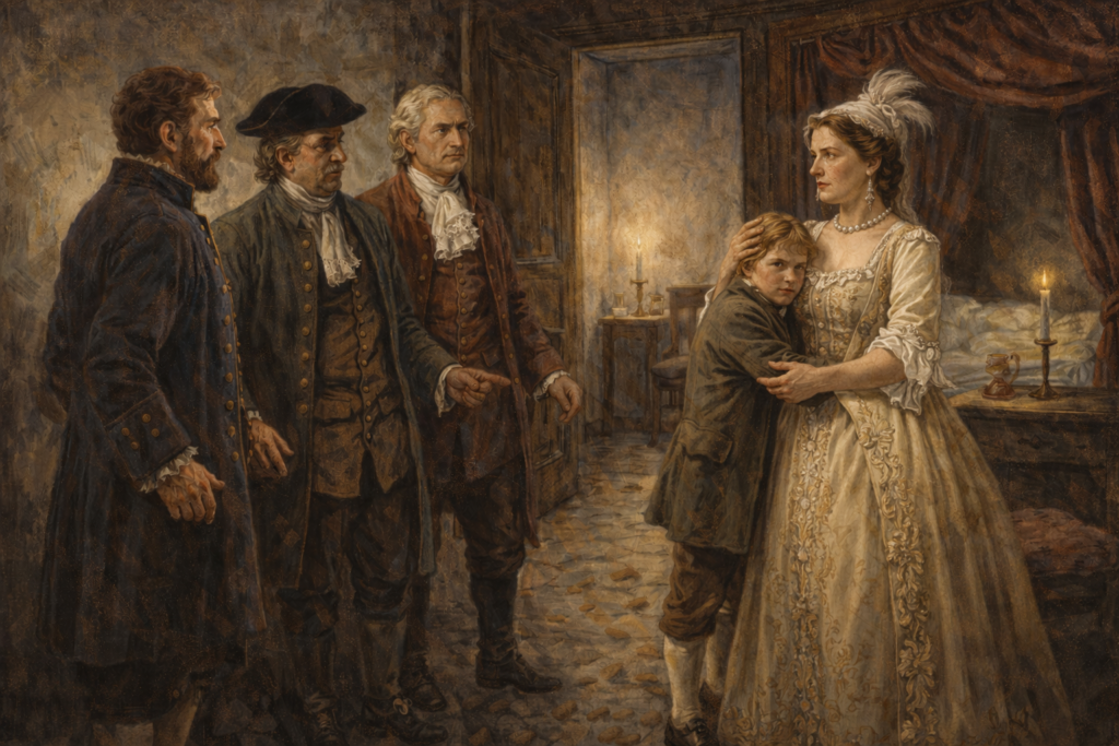 Napjaté setkání na zámku v Krásné roku 1747